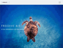 Tablet Screenshot of freediveair.com